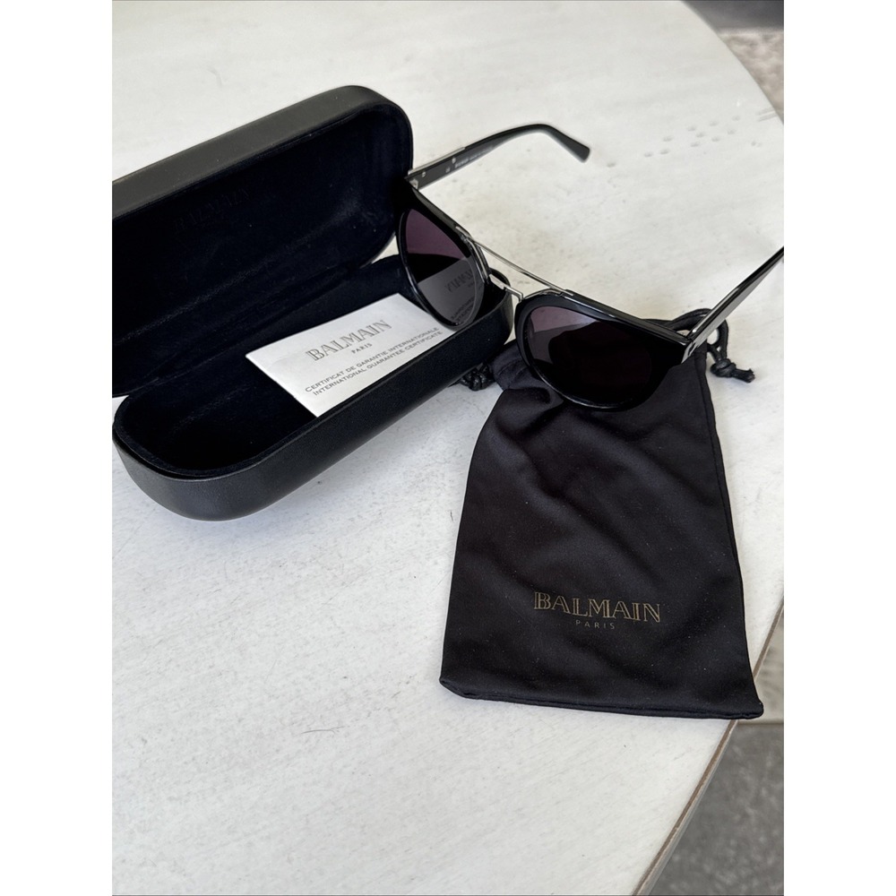 Authentic Balmain Sunglasses - New With Soft And Hard Case